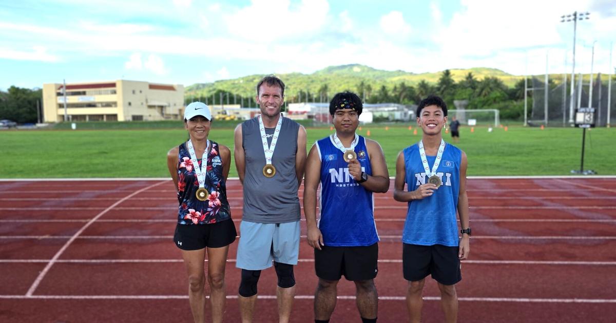 Athletes shine on day 1 of masters athletics championships - Marianas Variety