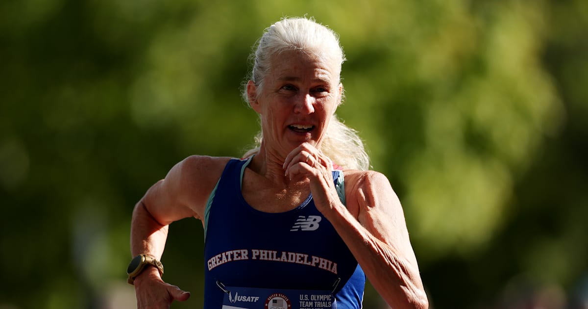 58-year-old grandma Michelle Rohl race walks her way to podium at U.S. Olympic Trials
