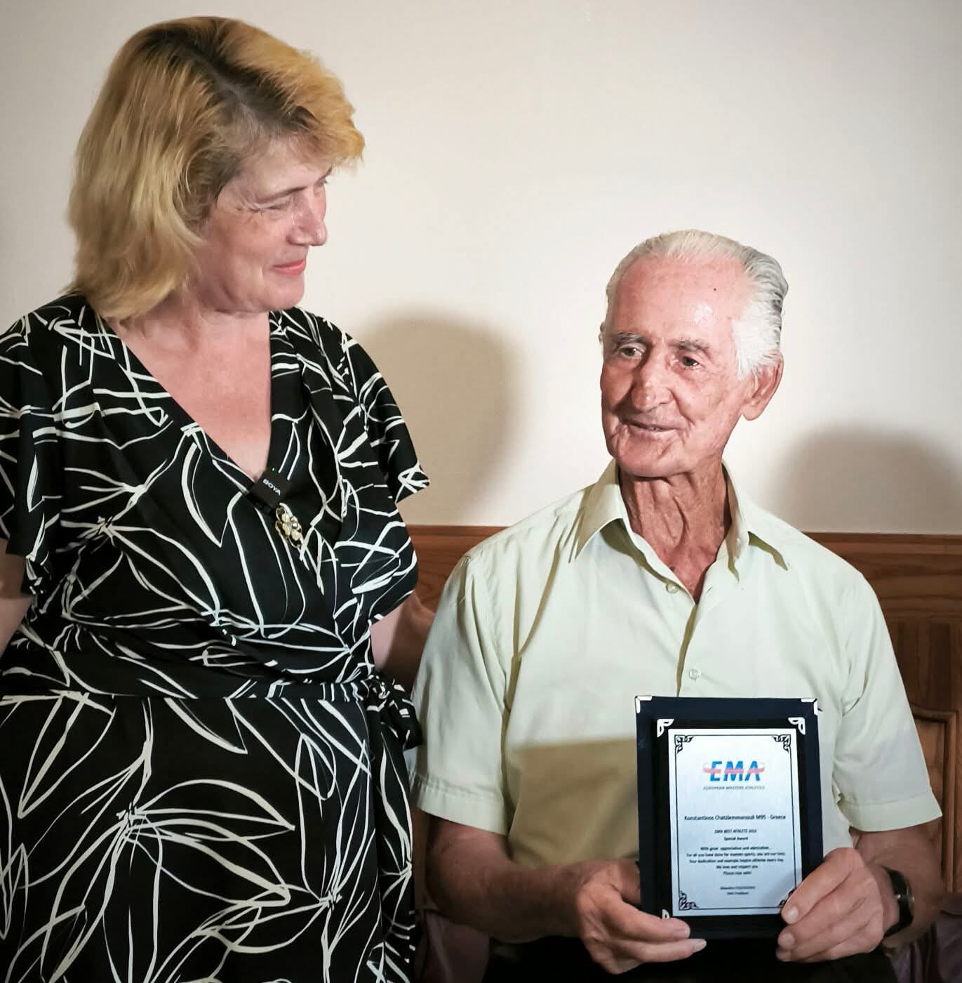 Mr. Konstantinos Chatziemmanouil, special award - EMA Best Athlete 2024 - EMA
