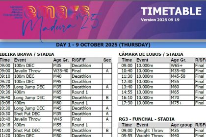 Madeira 2025 EMACS - Final Timetable - EMA